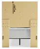 Ashley Furniture B2640B6 Ashley Furniture B2640B6 Altyra - Twin Panel Bed - White