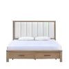 New Classic 00-B2123S-200 New Classic 00-B2123S-200 Anika - Storage 6/0 Western King Bed Only - White / Natural