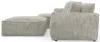 Jackson Furniture Industries 2306/73/75/28-01 Jackson Furniture Industries 2306/73/75/28-01 Bucktown - 2 Piece Sofa / LSF Chaise With Extra Thick Cuddler Seat Cushions & Cocktail Ottoman - Parchment