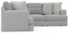 Jackson Furniture Industries 3303/72/46-18 Jackson Furniture Industries 3303/72/46-18 Logan - 2 Piece Upholstered Sectional With Comfort Coil Seating And 8 Accent Pillows Included - Moonstruck