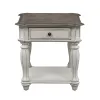 Liberty Furniture 244-OT-O3PCS Liberty Furniture 244-OT-O3PCS Magnolia Manor - 3 Piece Table Set (1 Round Cocktail 2 End Tables) - Antique White