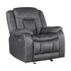 New Classic U2505-13-DGY New Classic U2505-13-DGY Morello - Glider Recliner - Gray