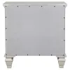 CoasterEssence 201302 Sandy Beach - 3-Drawer Nightstand - Cream White