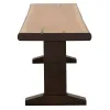 CoasterEssence 110333 Bexley - Wood Dining Bench - Natural Honey And Smokey Black
