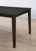 CoasterEveryday 101561 Louise - Rectangular Extension Leaf Dining Table - Black