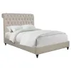 CoasterEssence 300525KE Devon - Upholstered Eastern King Panel Bed - Beige