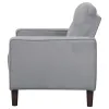 Coaster Fine Furniture 506783 Bowen - Upholstered Track Arm Tufted Accent Chair - Gray