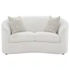 CoasterEssence 509171-S2 Rainn - 2 Piece Boucle Upholstered Sloped Arm Sofa Set - Latte