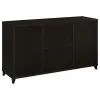 CoasterEssence 700881 Lewes - 2 Door Engineered Wood TV Stand - Cappuccino