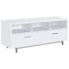 CoasterEssence 701972 Casey - 2-Drawer Engineered Wood TV Stand - White