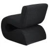 Coaster Fine Furniture 903155 Ronea - Boucle Upholstered Armless Curved Chair - Charcoal