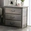 Furniture of America AM7973N Rockwall - Nightstand - Weathered Gray