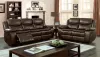 Furniture of America CM6981BR-LV Pollux - Loveseat - Brown