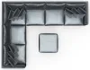 Jackson Furniture Industries 2245/37/31/59/36/12-23 Jackson Furniture Industries 2245/37/31/59/36/12-23 Remington - 6 Piece Modular Sectional And 1 Included Cocktail Ottoman - Slate