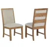 Coaster Fine Furniture 109102 Bruner - Upholstered Dining Side Chair (Set of 2) - Brown