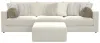 Jackson Furniture Industries 2235/37/31/36/12-16 Jackson Furniture Industries 2235/37/31/36/12-16 Ritzy - 3 Piece Modular Sofa And 1 Included Cocktail Ottoman - Bone