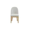 New Classic D1464N-20 New Classic D1464N-20 Essence - Upholstered Curved Back Chair - Natural