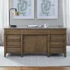 Liberty Furniture 930-HO-JED Carolina Park - Jr Executive Desk - Amber Brown