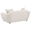 Coaster Fine Furniture 509302 Destino - Chenille Upholstered Splayed Arm Loveseat - Greige