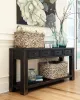 Ashley Furniture T732-4 Gavelston - Sofa Table - Black