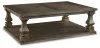 Ashley Furniture T776-1 Johnelle - Rectangular Cocktail Table - Gray