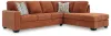 Ashley Furniture 24304S2 Ashley Furniture 24304S2 Aviemore - 2-Piece Sectional With Raf Corner Chaise - Spice
