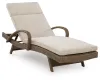 Ashley Furniture PCP790-815 Laguna Heights - Chaise Lounge With Cushion - Beige