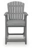 Ashley Furniture PCP227-124 Sanctuary Beach - Barstool (Set of 2) - Dark Gray