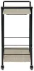 Ashley Furniture A4000389 Waylowe - Bar Cart - Brown / Black