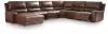 Ashley Furniture PCU62607S32 Ashley Furniture PCU62607S32 DeepWakes - 6-Piece Power Reclining Sectional With LAF Press Back Power Chaise - Canyon