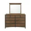 Samuel Lawrence Furniture S917-010 Seneca - 10-Drawer Dresser - Brown