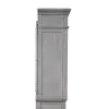 Liberty Furniture 824-EC68 Heartland - Entertainment Hutch - Antique White / Tobacco Tops