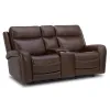 Liberty Furniture 7005CG-22P Blair - Loveseat With Console P2 & ZG - Cognac