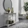 Liberty Furniture 244-AT2003 Magnolia Manor - Hall Console Bottom With Shelf For Display & Storage - Antique White