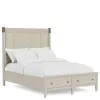 Riverside Furniture 37580-37583-37576 Laguna - King Storage Bed - Beige