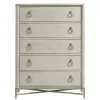 Riverside Furniture 50295 Maisie - 5 Drawer Chest - Champagne