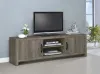 CoasterEssence 701025 Burke - 2 Door Engineered Wood TV Stand - Gray Driftwood