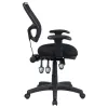 CoasterEssence 800019 Rollo - Upholstered Adjustable Ergonomic Office Chair - Black