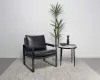 Coaster Fine Furniture 903021 Rosalind - Upholstered Track Arm Accent Chair - Black