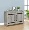 CoasterEveryday 950785 Enoch - 2 Door Engineered Wood Accent Cabinet - Gray Driftwood