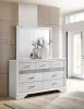 CoasterEveryday 205113M Miranda - 7-Drawer Dresser With Mirror - White