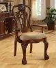 Furniture of America CM3222T-TABLE George Town - Dining Table With Double Pedestals - Cherry