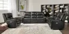 Furniture of America CM9924DG-SF-PM Soterios - Power Sofa - Charcoal