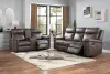 New Classic 20-U1798-2NP Quade - 2 Piece Manual Sofa & Loveseat - Dark Brown