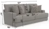 Jackson Furniture Industries 347003-1703/38-2504/38 Zeke - Sofa - Cloud