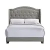 Intercon UB-BR-RHYFUL-SMK-C Rhyan - Upholstered Full Bed - Smoke Finish