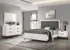 Coaster Fine Furniture 224861Q-S4 Sonora - 4 Piece Queen Bedroom Set - White