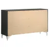 Coaster Fine Furniture 224993 Lucia - 6-Drawer Dresser Cabinet - Black
