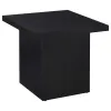 Coaster Fine Furniture 706277 Devar - Square Engineered Laminate End Side Table - Black