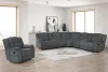 New Classic U2540-15P1-GRY New Classic U2540-15P1-GRY Redondo - Glider Recliner With Heat, Massage, Power - Dark Gray